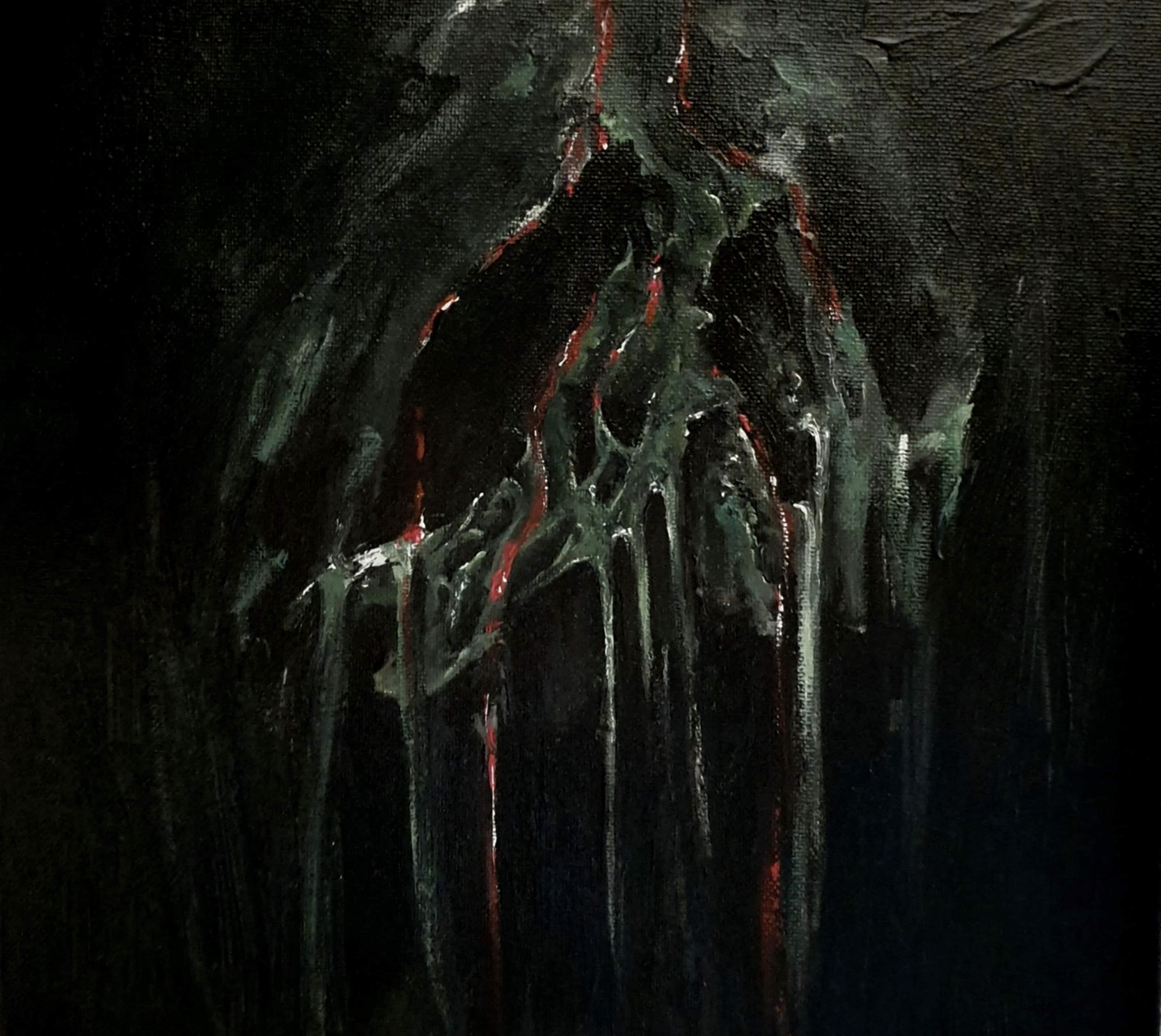 Sans titre. Acrylique sur toile — Élisabeth Noctem